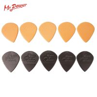 10Pcs JOYO Non-slip Guitar Picks Jazz Plectrum For Electric Acoustic Guitar Bass Folk Yellow Black Anti Wear Durability Plectrum Guitar Bass Accessori