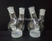 Haberg/Germany_Round Bottom Flask, 2 Neck (ขวดก้นกลม 2 คอ) ขนาด 100 ML, 250ML, Joint 24/29