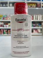 Eucerin PH5 Wash Lotion 200 ml.  ผลิตภัณฑ์อาบน้ำ สำหรับผิวบอบบาง แพ้ง่าย เสริมเกราะป้องกันผิว ฟื้นบำรุงผิวแห้งเสีย