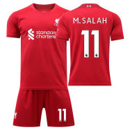 เสื้อฟุตบอลลิเวอร์พูล22-23หน้าแรกแขนสั้นเบอร์11 Salah No. 10 Mane Football Shirt Adult Children