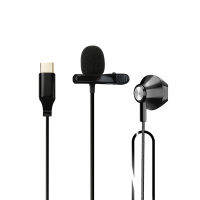 Collar Clip Microphone Professional Radio Integrated Sound Card Headset Microphone Live Recording Microphone Wired Microphone