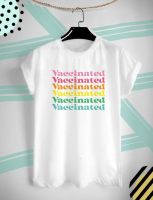 เสื้อยืด ฉันฉีดวัคซีนแล้ว Im Vaccinated ใส่สบาย ไม่ยืด ไม่ย้วย