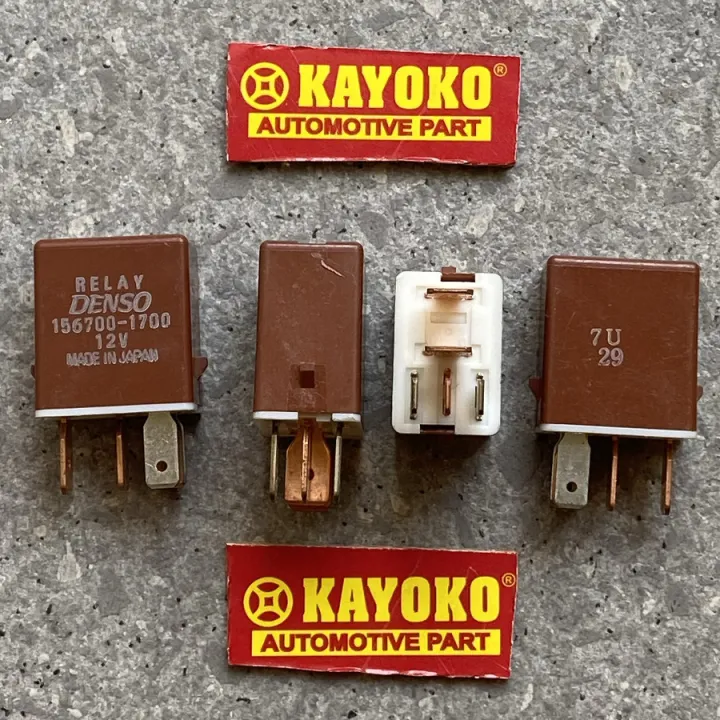 Relè Mini ISO Auto 12V 20A 5 Pin 156700-1700: Ricambio Compatibile Per Subaru, Toyota, Mitsubishi – Multifunzione Per Fari, Ventole, Pompe - 4