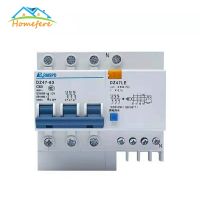 1pn Dz47le-63 2P 3P 3pn 4P 220/380V กระแสไฟตกค้างเบรกเกอร์16a 32a 63a ป้องกันการรั่วไหลของโลก