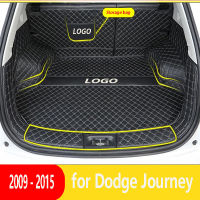 ด้านสูงรถ Trunk Mat สำหรับ Dodge Journey 2009 2010 2011 2012 2013 2014 2015 Cargo Liner พรมอุปกรณ์ตกแต่งภายใน Cover