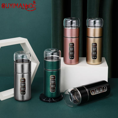 300-400 Ml New Tea Water Separation Cup Thermos Cup 304 Stainless Steel Tea Clerk Water Cup Fashion Creative Gift Cup