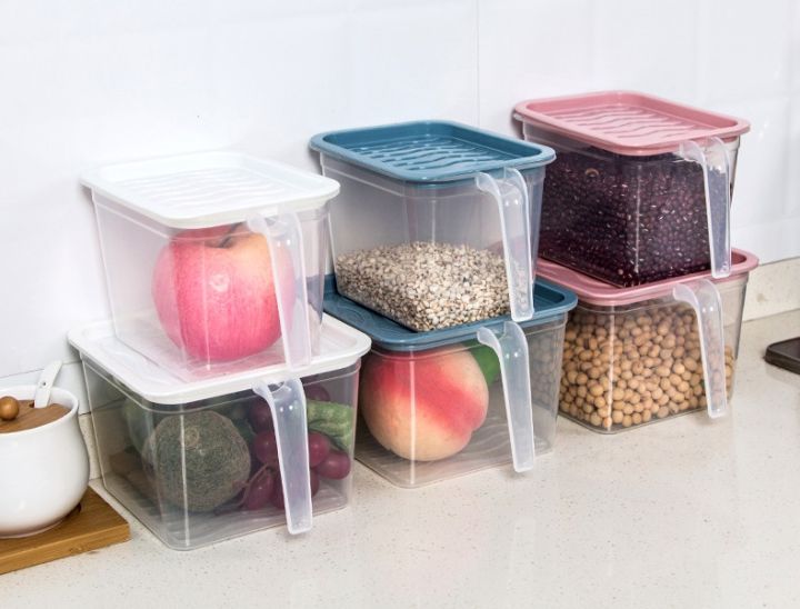 1pc Plastic Refrigerator Storage Box With Lid, Large Capacity Multipurpose  Vegetable, Fruit, Egg & Food Container For Kitchen