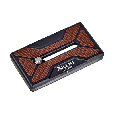 XILETU XPU70 Universal Quick Release Plate w 1/4″ General Screw ARCA SWISS Standard For Tripod Ball Head Cameras DSLRS SLRS