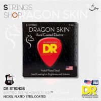 สายกีตาร์ไฟฟ้า	DR Strings Dragon Skin™ - Clear Coated Electric Guitar Strings (DSE-9,DSE-9/46,DSE-10,DSE-2/9,DSE-2/10,DS