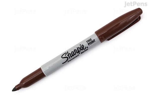 Sharpie Chisel Point Brown Permanent Marker Sold Individually