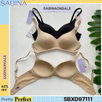 Sabina เสื้อชั้นใน Invisible Wire (ไม่มีโครง) รุ่น Perfect Bra รหัส SBXD97111BK สีดำ SBXD97111C3 สีเนื้อเข้ม