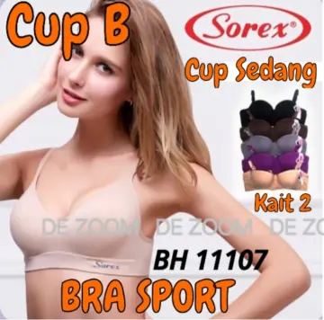 BH SOREX SPORT 01002 | Bh Sorex Busa Tipis Tanpa Kawat Kancing 2