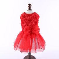 Dog Clothes for Small Dogs Girl  Dog Dresses for Small Dogs Solid Color The New Spring and Summer Sleeveless Dresses