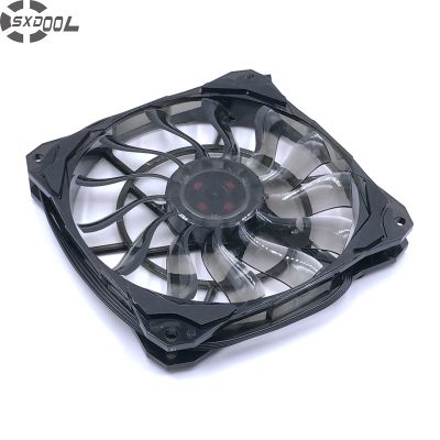 ☒ PC Fan 120mm Slim 15mm Thickness Quiet Computer Cooling Fans 53.6CFM 120X15mm PWM Controlled with De-vibration Rubber