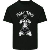 JHPKJMuay Thai Fighter Mixed Martial Arts MMA Mens Cotton T-Shirt Tee Top Premium Cotton Short Sleeve O-Neck Mens Tshirt S-3XL 4XL 5XL 6XL