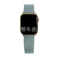 นาฬิกา Apple นาฬิกาหนังลายลิ้นจี่นาฬิกา Apple S7สายนาฬิกาผู้หญิงหนังรุ่น Iwatch1-8