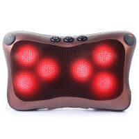 Neck Massager Car Home Cervical Shiatsu Massage Neck Back Waist Body Electric Multifunctional Massage Pillow Cushion