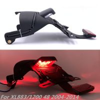 Motorcycle Rear Fender Mount License Plate LED Light Red  For Harley Sportster XL 883 1200 Forty Eight 2004-2019 Essories