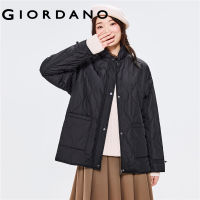 Giordano เสื้อแจ็คเก็ตแขนยาวผู้หญิง เสื้อโค้ทกันหนาวแขนยาวผญ ลุคสตรีท สไตล์เกาหลี