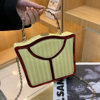 [COD] Cross-border bag 2022 new trendy womens crossbody shoulder chain box