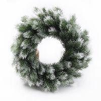 【LZ】◕◕✌  Plantas artificiais materiais grinalda do Natal Flores decorativas do casamento Floco De Neve De Agulha De Pinho De Plástico Decoração Home 10 Pcs 20Pcs