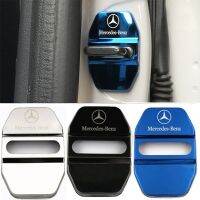 ผ้าคลุมชุดล็อกประตูรถยนต์4ชิ้นเคสตกแต่งสำหรับ Mercedes Benz GLK GLA C E รุ่น GLC AMG