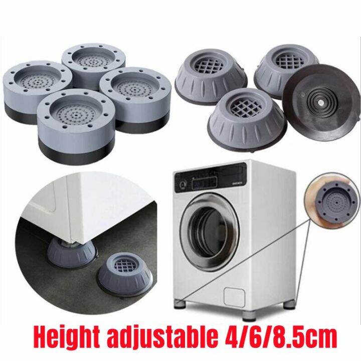 4Pcs Universal Anti Vibration Pads Washing Machine Rubber Feet Legs Mat