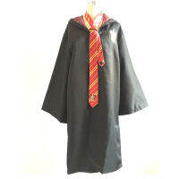 เนคไท คอสเพลย์ หรือใส่เป็นทีมปาร์ตี้ ลายทอสลับสี  พร้อมลายปัก Gryffindor