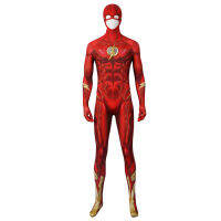 Flash Barry Allen Cosplay Jumpsuit s Headgear Outfits Boys Men Halloween Carnival Party Disguise RolePlay Suit