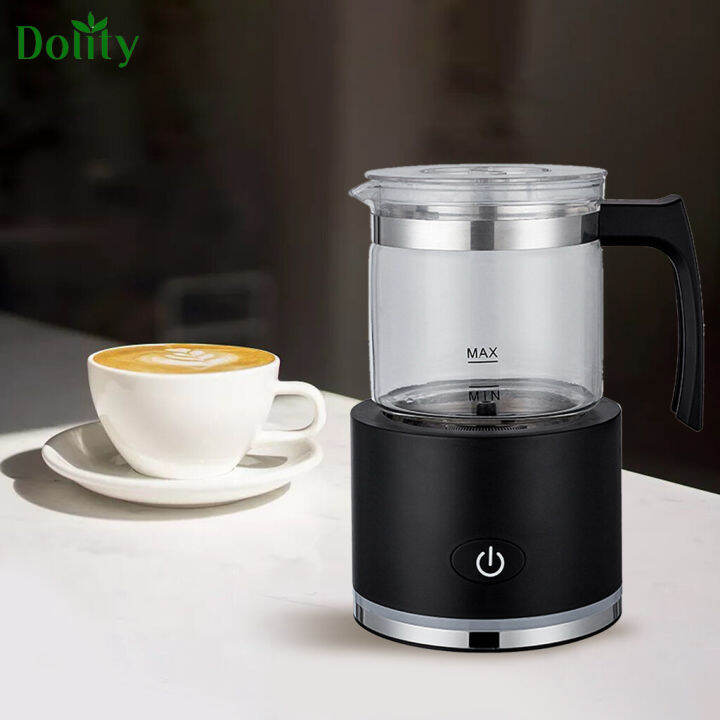 Dolity Milk Frother Detachable Machine Milk Heater Hot and Cold