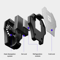 Mobile Phone Cooling Back Clip-Black แช่ แข็ง ระบายความร้อนอย่างรวดเร็ว เย็น สิ่งประดิษฐ์สากลมือถือ