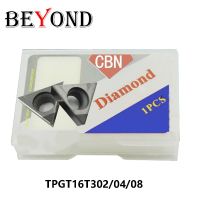 BEYOND Factory Outlet CBN TPGT TPGT16T302 TPGT16T304 TPGT16T308 ความแข็งสูง TPGT16T3 INSERT Cubic boron nitride Lathe Tools