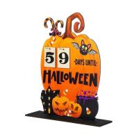 Halloween Countdown Advent Calendar Pumpkin Countdown Ornament Kids Advent Calendar Desk Blocks Calendar For Halloween Home Decor Halloween Gift For Shelf Desk Home successful