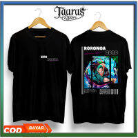 564 Anime Rorona Zoro Skrin Pencetakan DTF พรีเมี่ยม Baju ฝ้ายคอมแบด 30s ราคาเดิมที่มีอยู่ใน Tsirth Janda บลอนด์เพลส AigoStore475