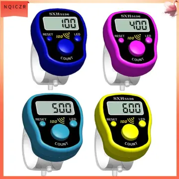 1PCs Finger Counter Chanting Counter LCD Electric Digital Display