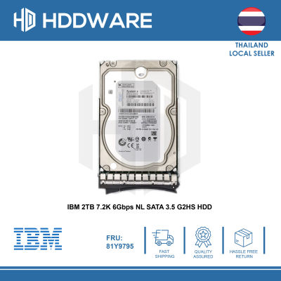 IBM 2TB 7.2K 6Gbps NL SATA 3.5 G2HS HDD // 81Y9794 // 81Y9795 // 81Y3864