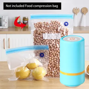 Mini Handheld Vacuum Sealer Kitchen Compressed Bag Electric Pump Vacuum  Sealer Machine Space Saver for Clothes Food Organizer