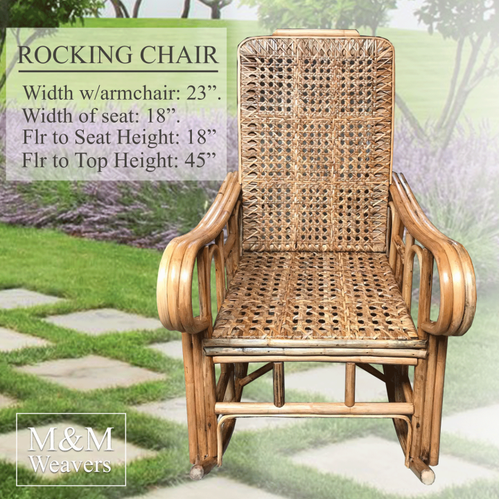 Native Rattan Rocking Chair Made in Philippines Lazada PH