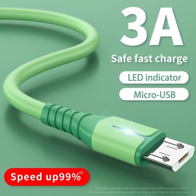 LED 3A Fast Charging USB Micro Cable Data Cable for Samsung Xiaomi Huawei HTC OPPO VIVO V8 Mobile Phone Charger USB Cable Wall Chargers
