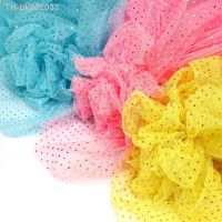 ☋ 160cm Golden Dotted Tulle Fabric Mesh For DIY Girls Summer Dress Princess Skirts Handmade Sewing Garment Curtain Table Cover