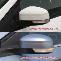 กระจกรถยนต์สัญญาณเลี้ยวที่มุมแผ่นเรืองแสงหน้าจอที่ครอบไฟรถยนต์สำหรับ Ford Focus 2 3 2012-2018 Mondeo 2007-2013โคมไฟ LED กระจกมองหลัง