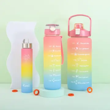 Pastel Ombre Sticker Water Bottle