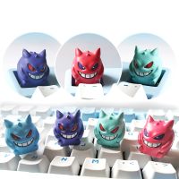 （Miss qis keycap） Pokemon4pcs GengarResin ปุ่มกดเอลฟ์ปุ่มกดเทศกาลของขวัญ ForMX กลปุ่มกดของขวัญวันหยุด