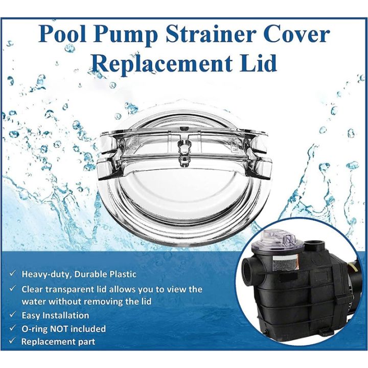 1-piece-spx3100d-thread-strainer-cover-spare-parts-no-o-ring-replacement-parts-accessories-for-hayward-super-ii-pool-pump-lid-and-chlorine-amp-bromine-feeders