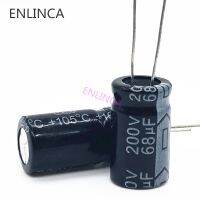 3pcs/lot 68UF 200v 68UF aluminum electrolytic capacitor size 13x20 T24 20