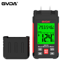 GVDA Digital Wood Moisture Meter เครื่องวัดความชื้นไม้ Hygrometer Timber Damp Detector จอแสดงผล LCD อิฐซีเมนต์ Moisture Meter