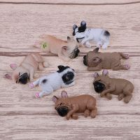 9 Styles French Bulldog Sleepy Corgis Dog Toys Landscape Decor Animals Dolls Kids Gifts Action Figures PVC Model Toy