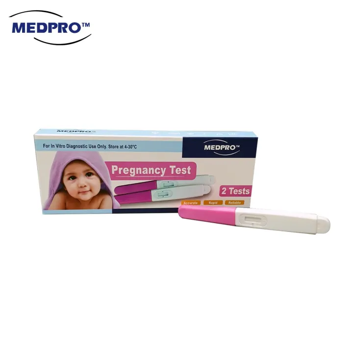 [2pcs/box] One Step HCG Pregnancy Test Kit (Midstream) For Self-testing Use Only