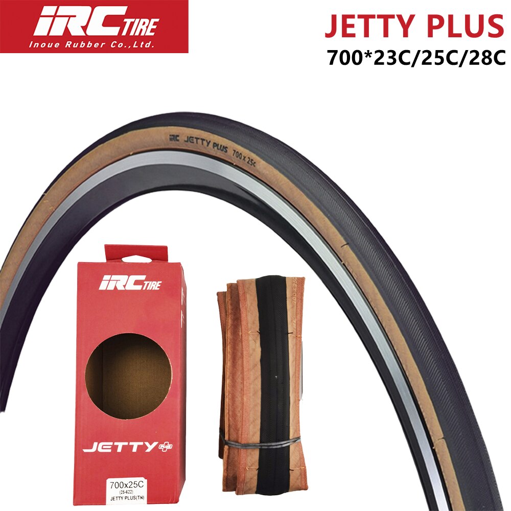 IRC JETTY PLUS 700x23C 700x25C-28C Road Bike Folding Tire Cruisers Bicycle Tyre 