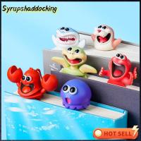 SYRUPSHADDOCKING ที่คั่นหนังสือรูปสัตว์ทะเลสเตอริโอทำจาก PVC ใช้ในตัวการ์ตูนปลาหมึก3D